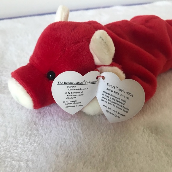 Rare ty Beanie Snort the bull bundle - Picture 5 of 10